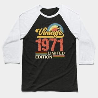 Retro vintage 1971 limited edition Baseball T-Shirt